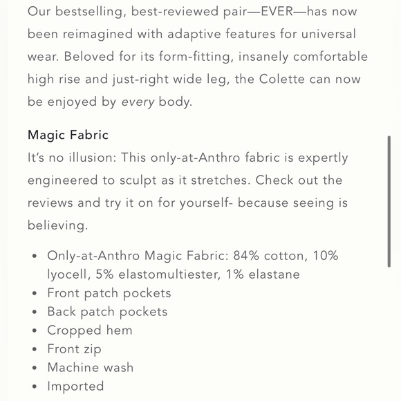 NWT Anthropologie Maeve Colette green & white pants - Picture 13 of 16